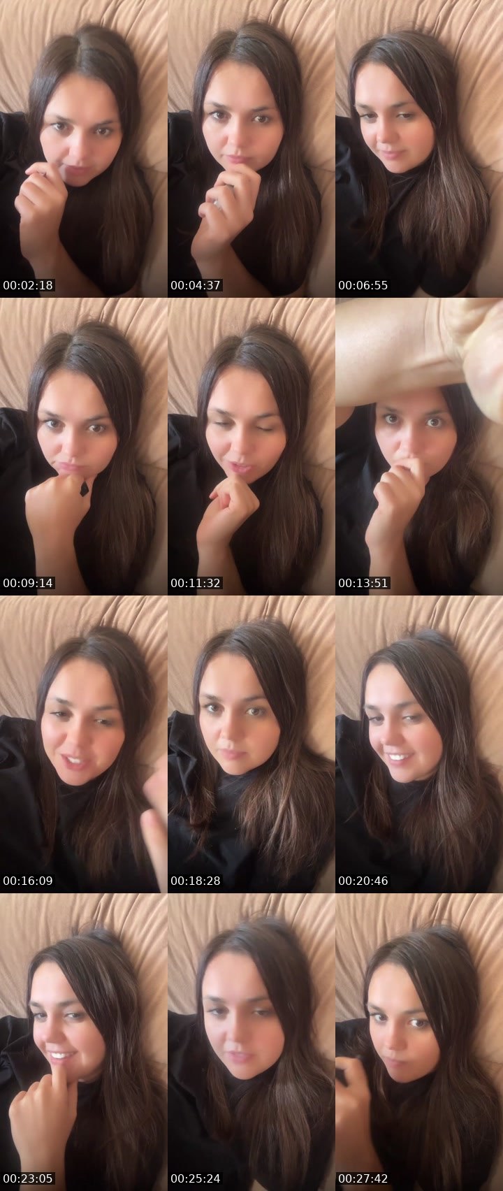 Contact-sheet preview of Nastya KH 😇's Liveme recording