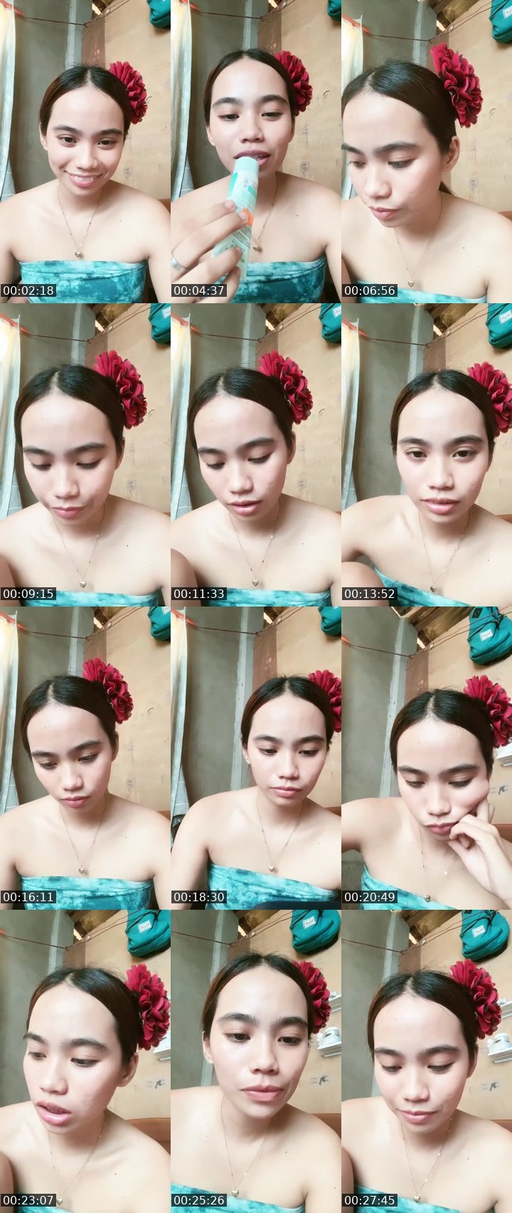 Contact-sheet preview of 👸Zeia🧚📚's Liveme recording