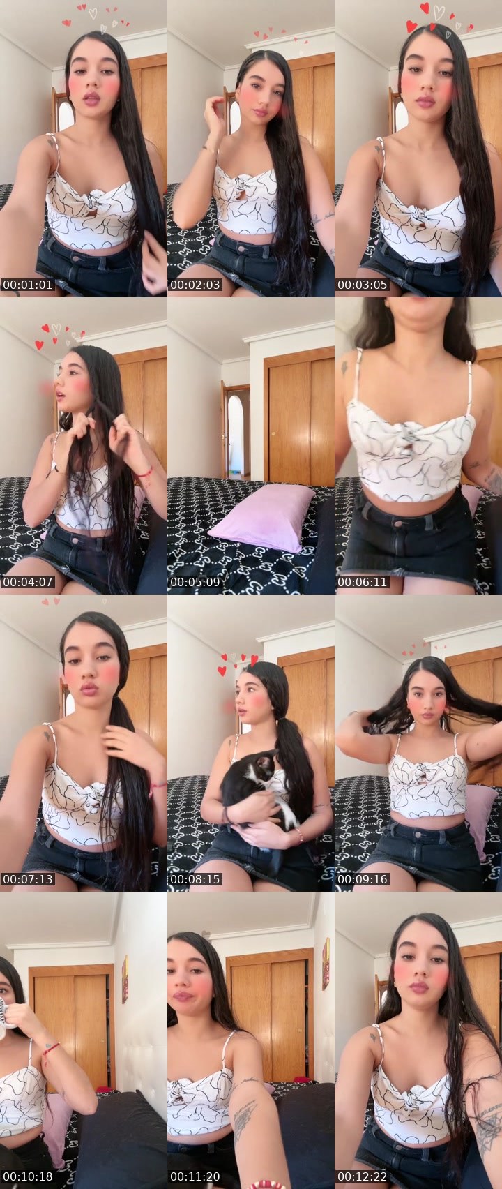 Contact-sheet preview of ✨🌩️𝓛𝓮𝓲𝓭𝔂❤️‍🔥✨'s Liveme recording