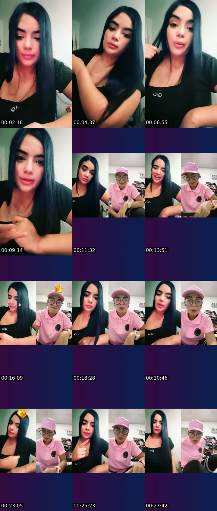 Contact-sheet preview of 👑⃤Yคrคh🌸's Liveme recording