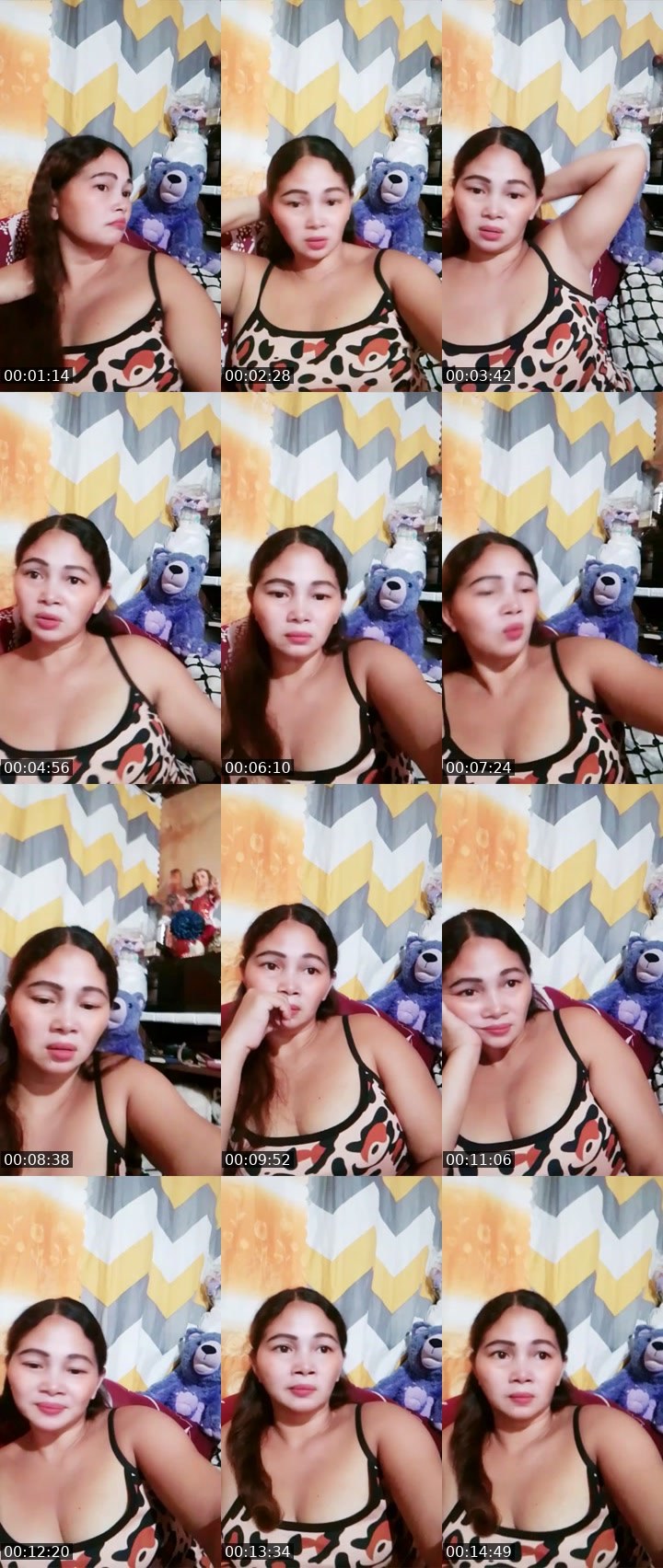 Contact-sheet preview of ᵀᴿˢ&P⭕️Ella🔥's Liveme recording