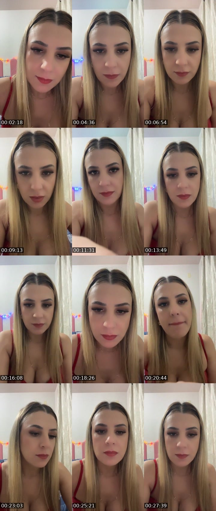 Contact-sheet preview of IZA🔥⃤'s Liveme recording