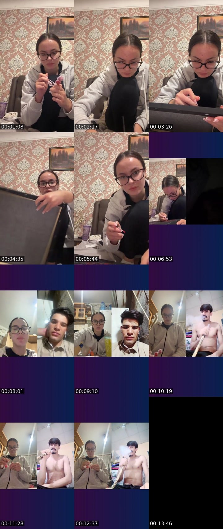 Contact-sheet preview of Meellkis's Liveme recording