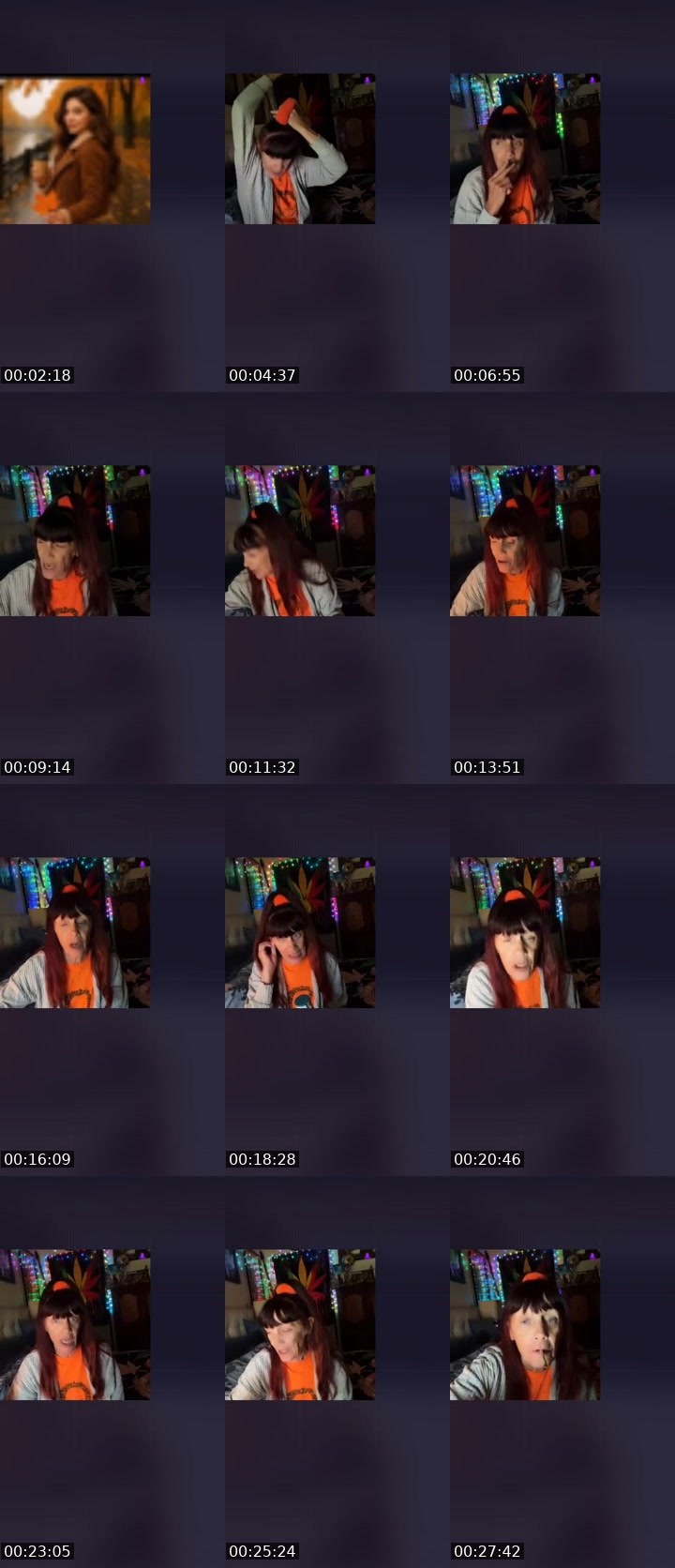 Contact-sheet preview of MommaSandy💪🇨🇦💪's Liveme recording