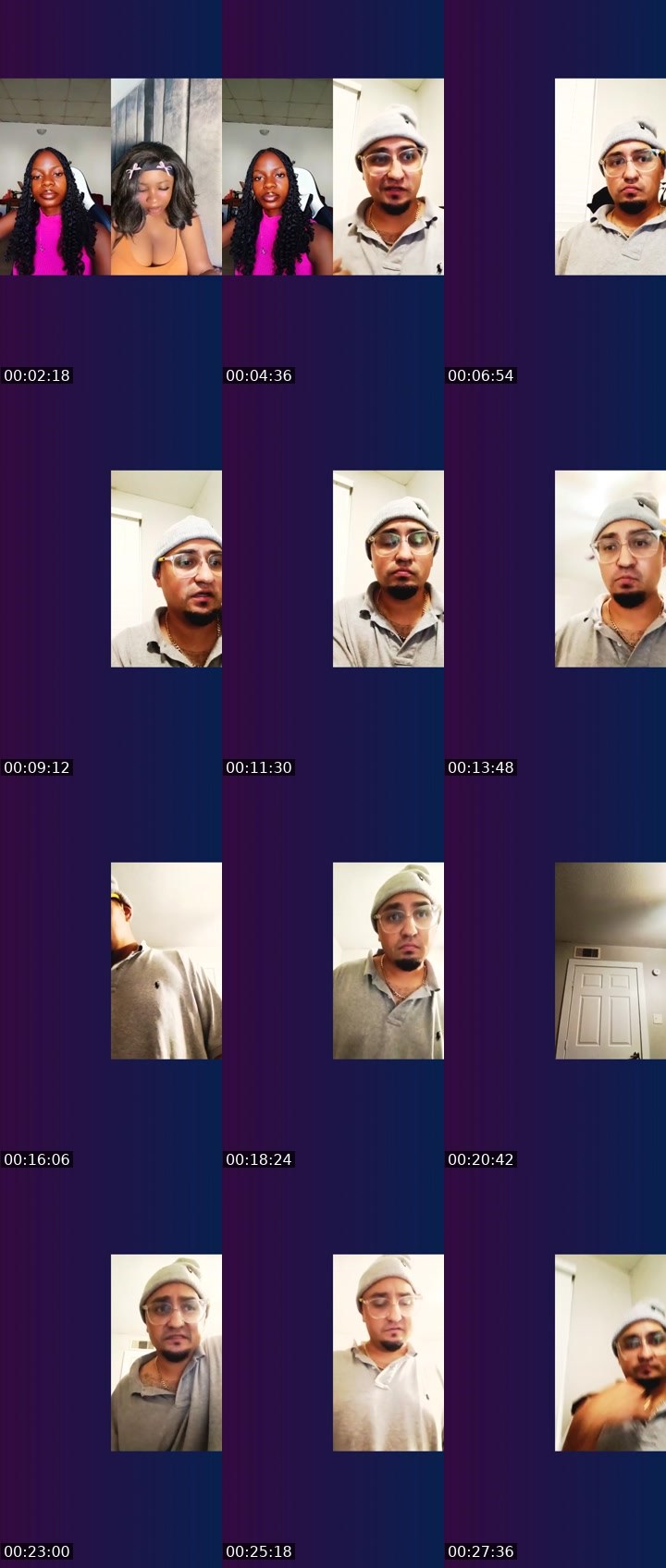 Contact-sheet preview of $💸Imma🟦⛓️'s Liveme recording