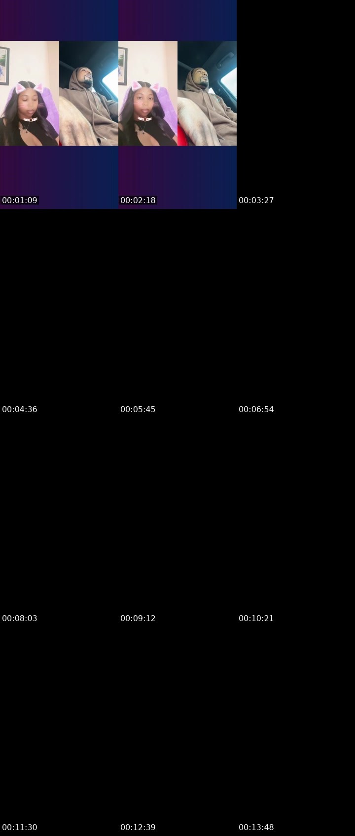 Contact-sheet preview of D!NN£R♥️🦋🏦's Liveme recording
