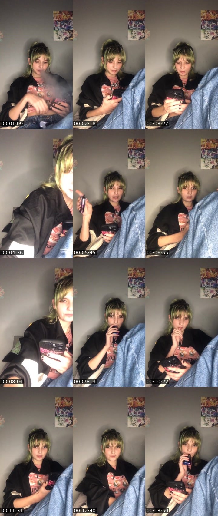 Contact-sheet preview of 東京 ♡'s Liveme recording