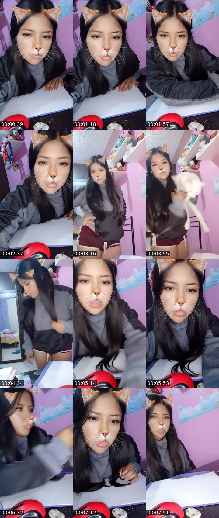 Contact-sheet preview of 🫧Cassy's Liveme recording