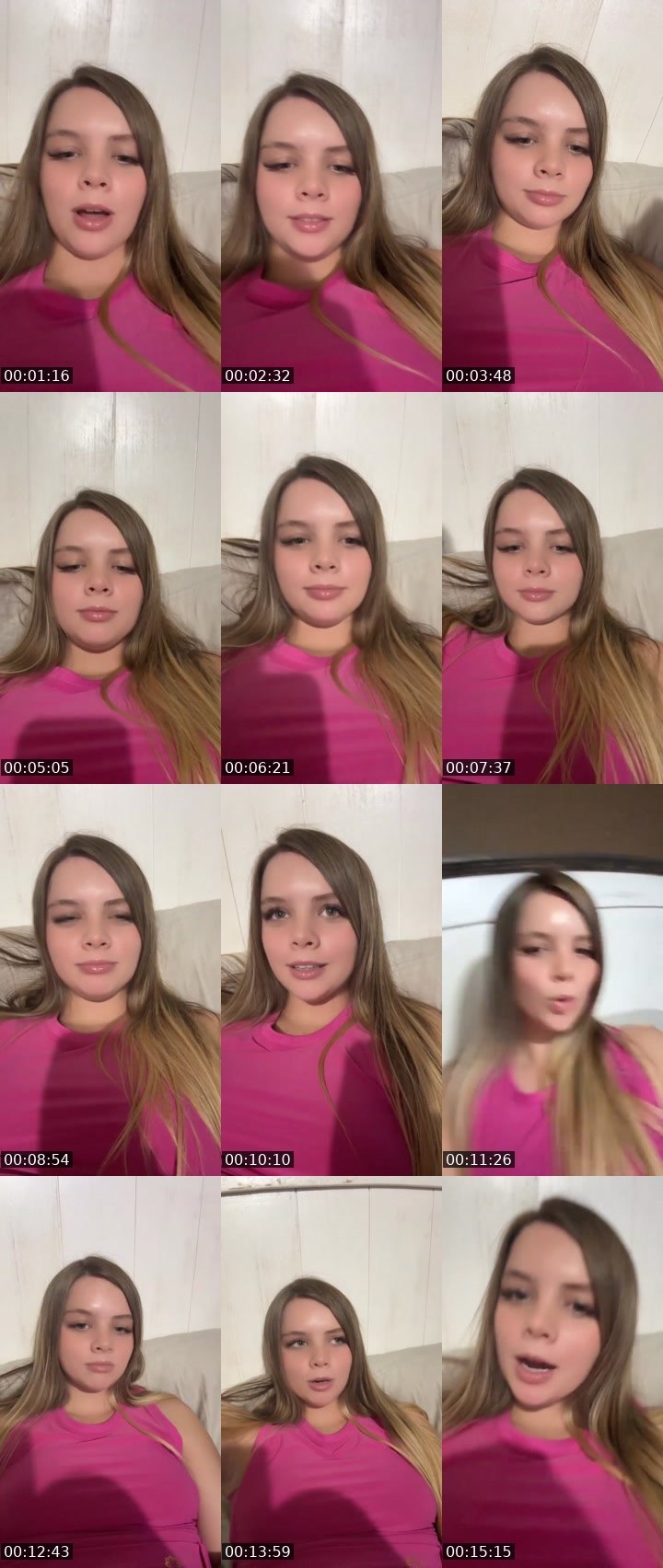 Contact-sheet preview of 🔥QueenDuckMf🔥's Liveme recording