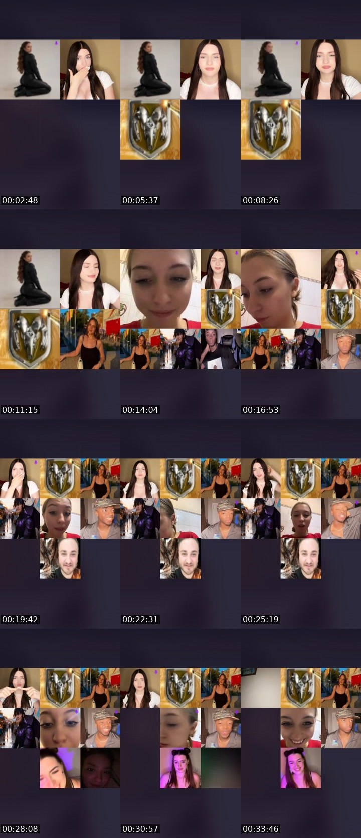 Contact-sheet preview of _🇧🇪Rapunzel🇺🇦's Liveme recording