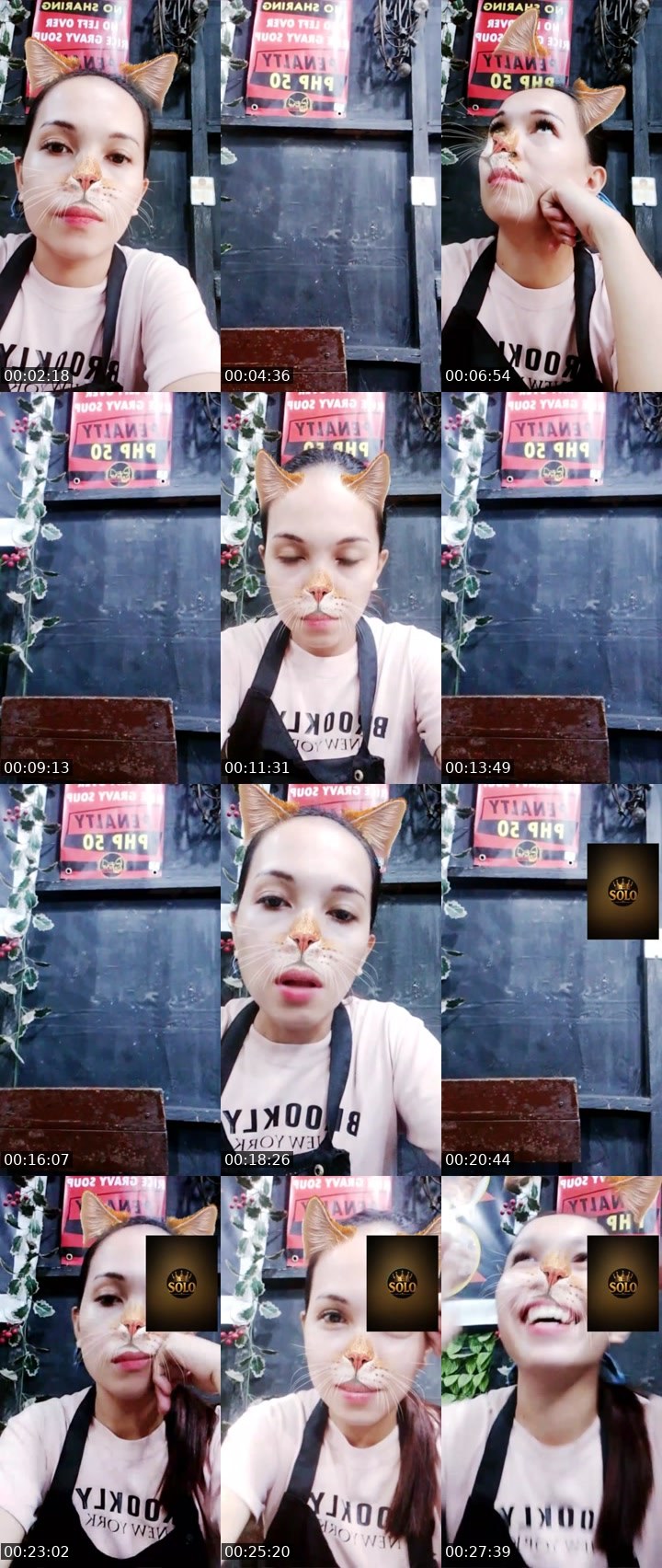 Contact-sheet preview of JulieThaGreat👿's Liveme recording