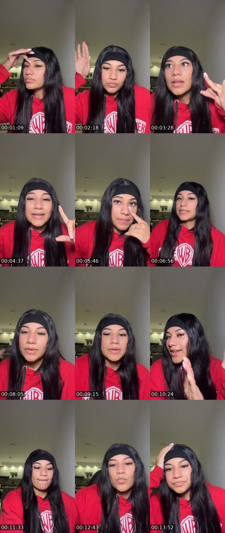 Contact-sheet preview of jlo_pg's Liveme recording