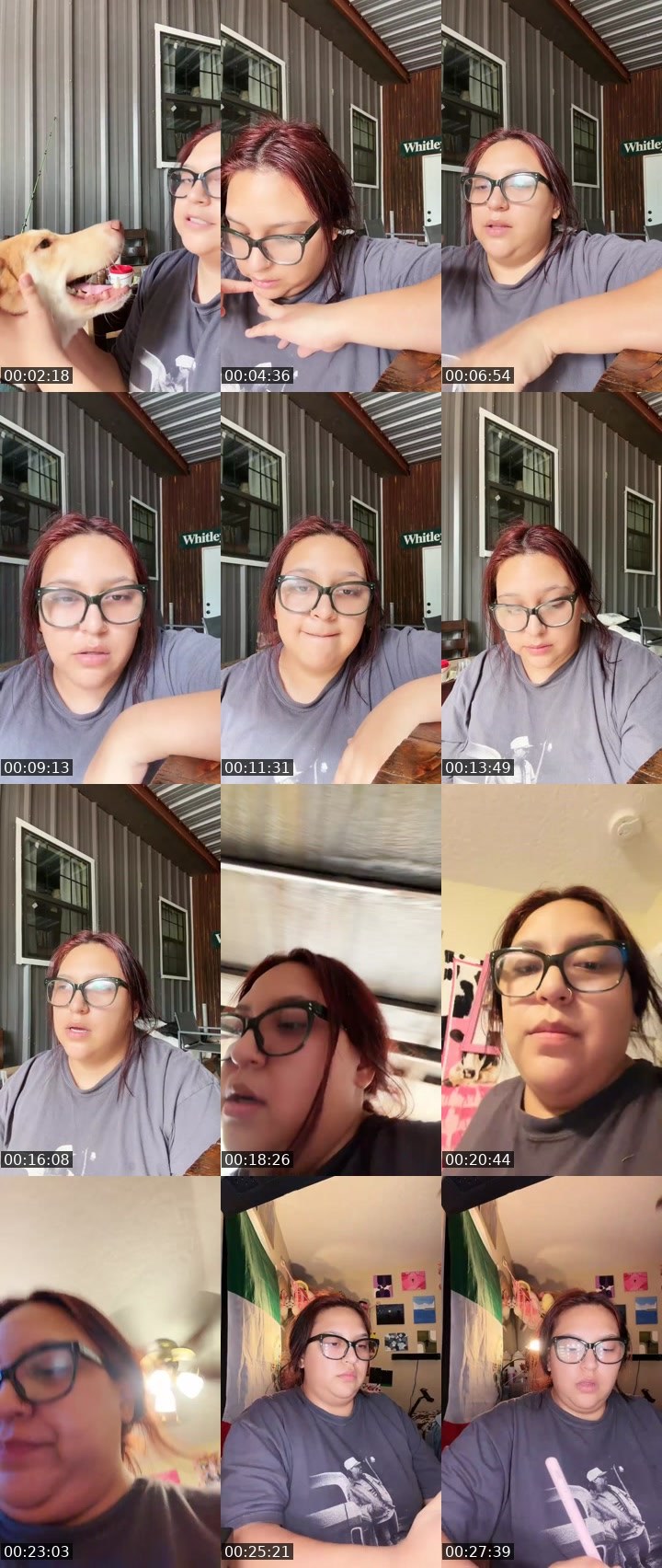 Contact-sheet preview of steph78965437's Liveme recording