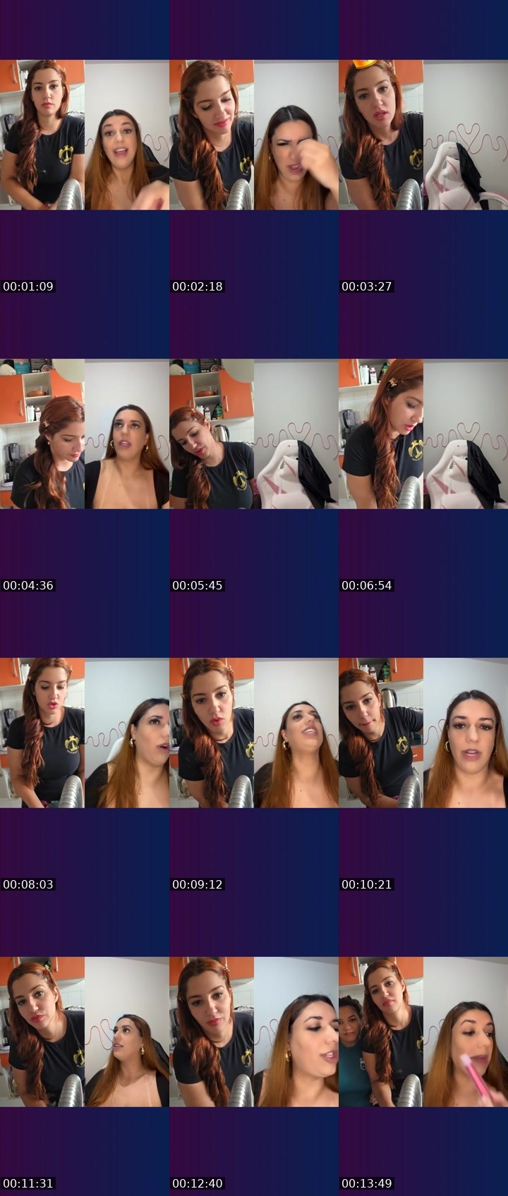 Contact-sheet preview of [18k]💯🦋 Mony's Liveme recording