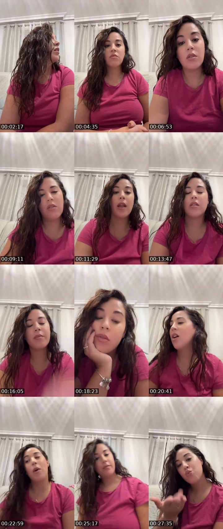 Contact-sheet preview of Lorenaglbrt1 🌹🐝's Liveme recording
