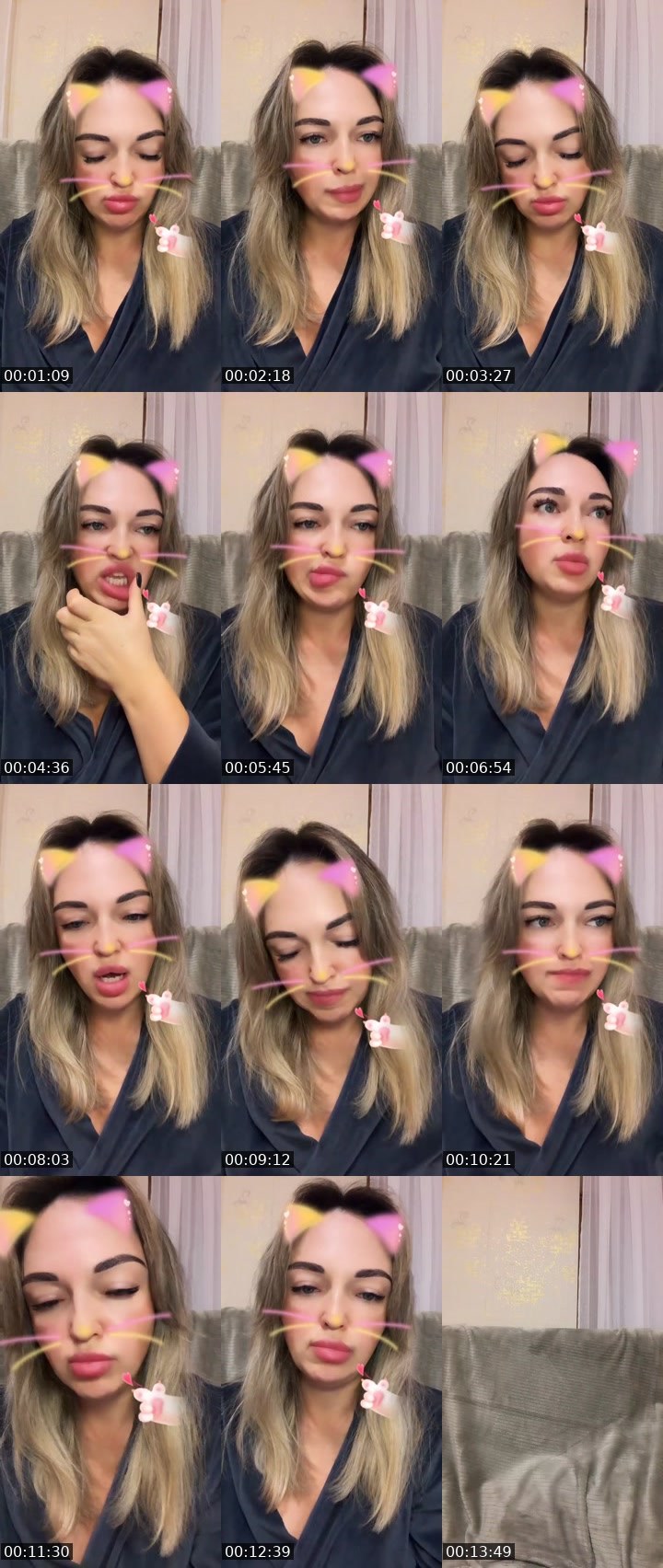 Contact-sheet preview of 𝙑𝙞𝙠usik🦫☘️'s Liveme recording