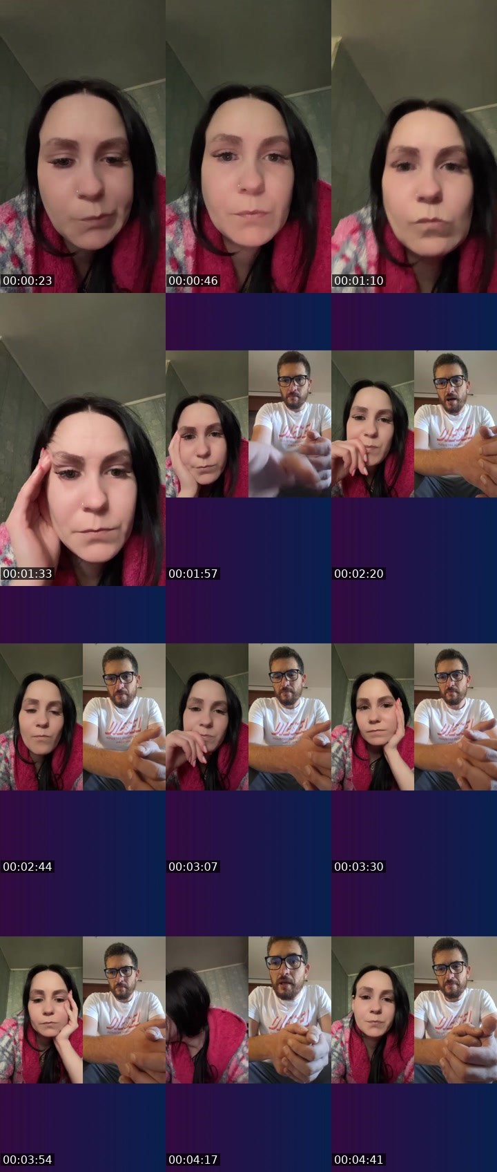Contact-sheet preview of Зеленоглазая's Liveme recording