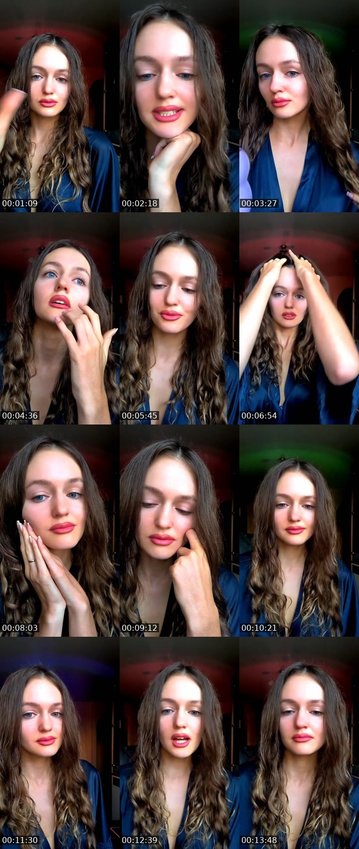 Contact-sheet preview of Pola🌷's Liveme recording