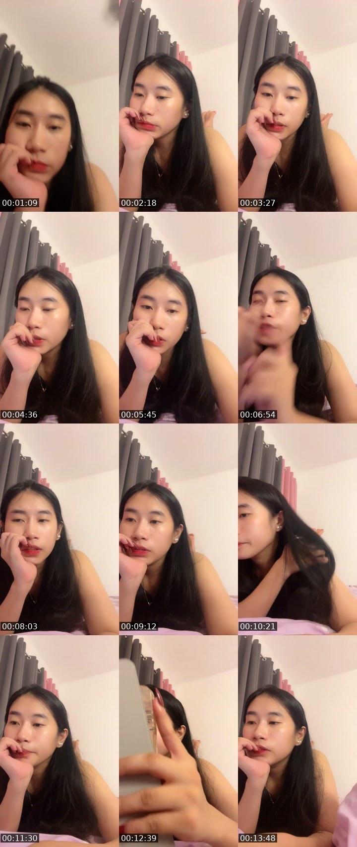 Contact-sheet preview of 𖤍 🪽℘ℯ𝒶𝒸𝒽𝓎's Liveme recording