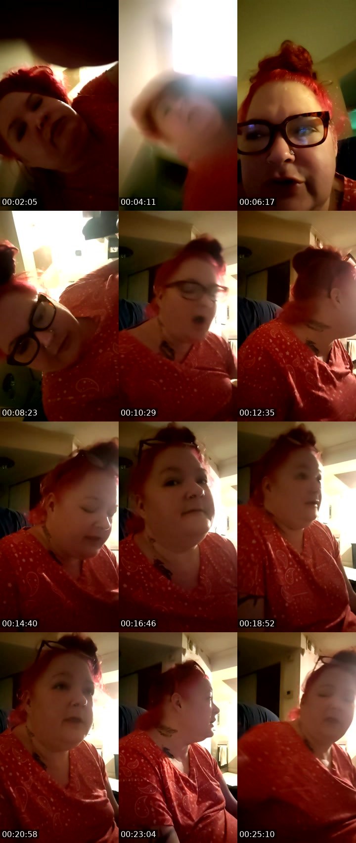 Contact-sheet preview of BETHANY💯's Liveme recording