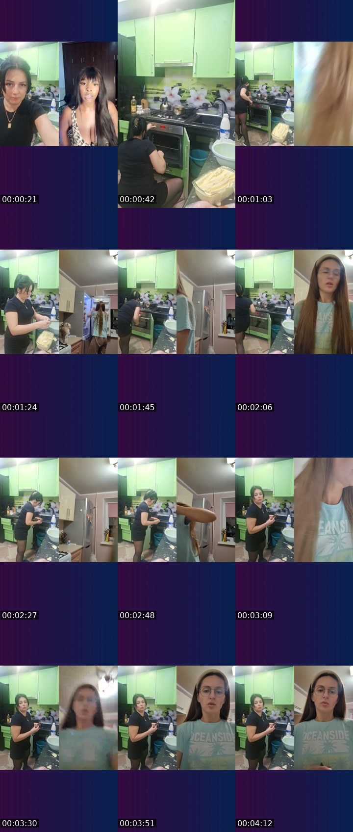 Contact-sheet preview of 🌺Olechka🌺's Liveme recording