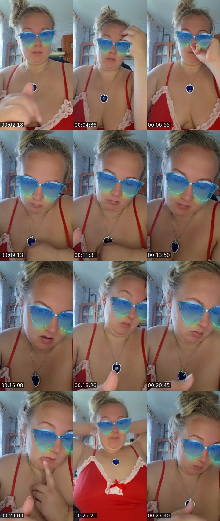 Contact-sheet preview of 🪷 GoldenBird 🕊's Liveme recording
