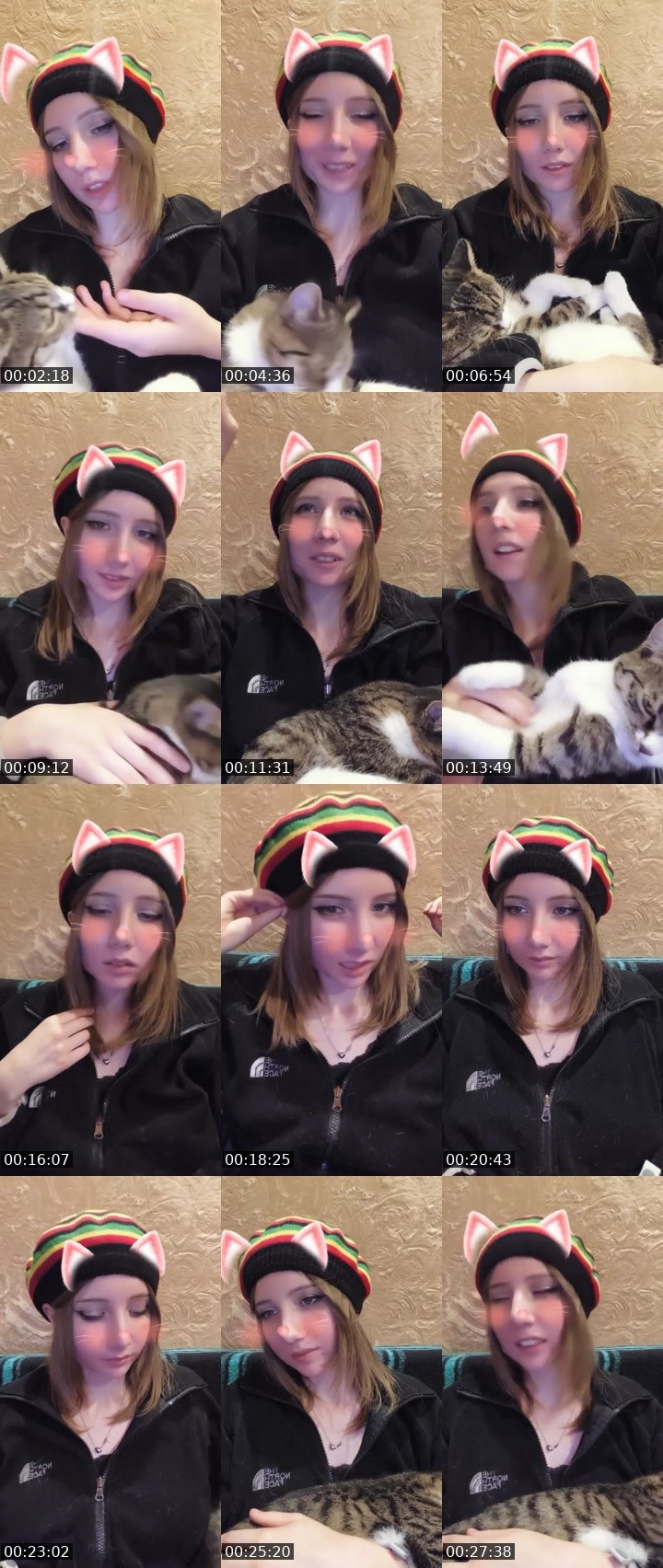 Contact-sheet preview of Alina🌺💃✨'s Liveme recording