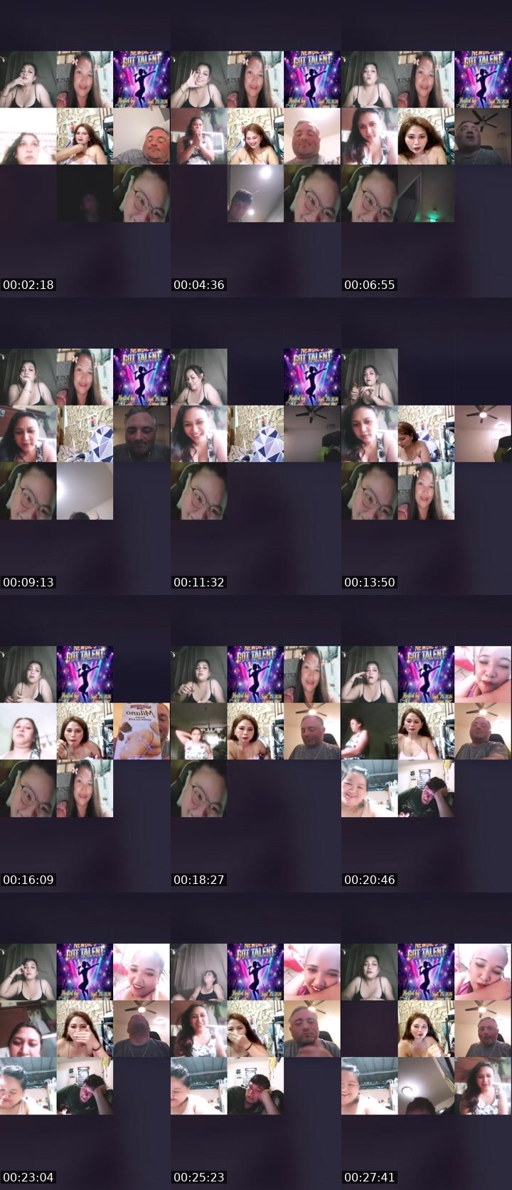 Contact-sheet preview of 😋👸Deshna🦋's Liveme recording