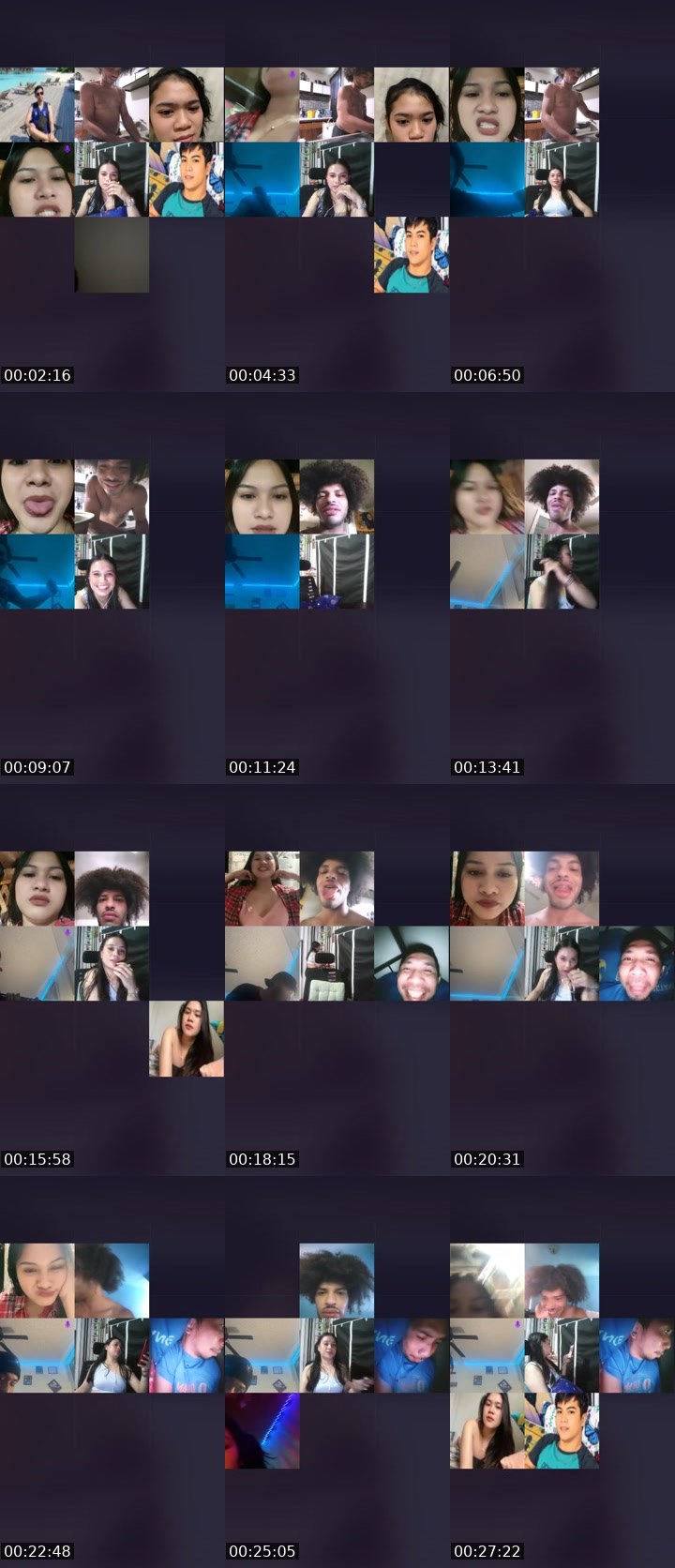 Contact-sheet preview of 😈👸Dianna🦄's Liveme recording