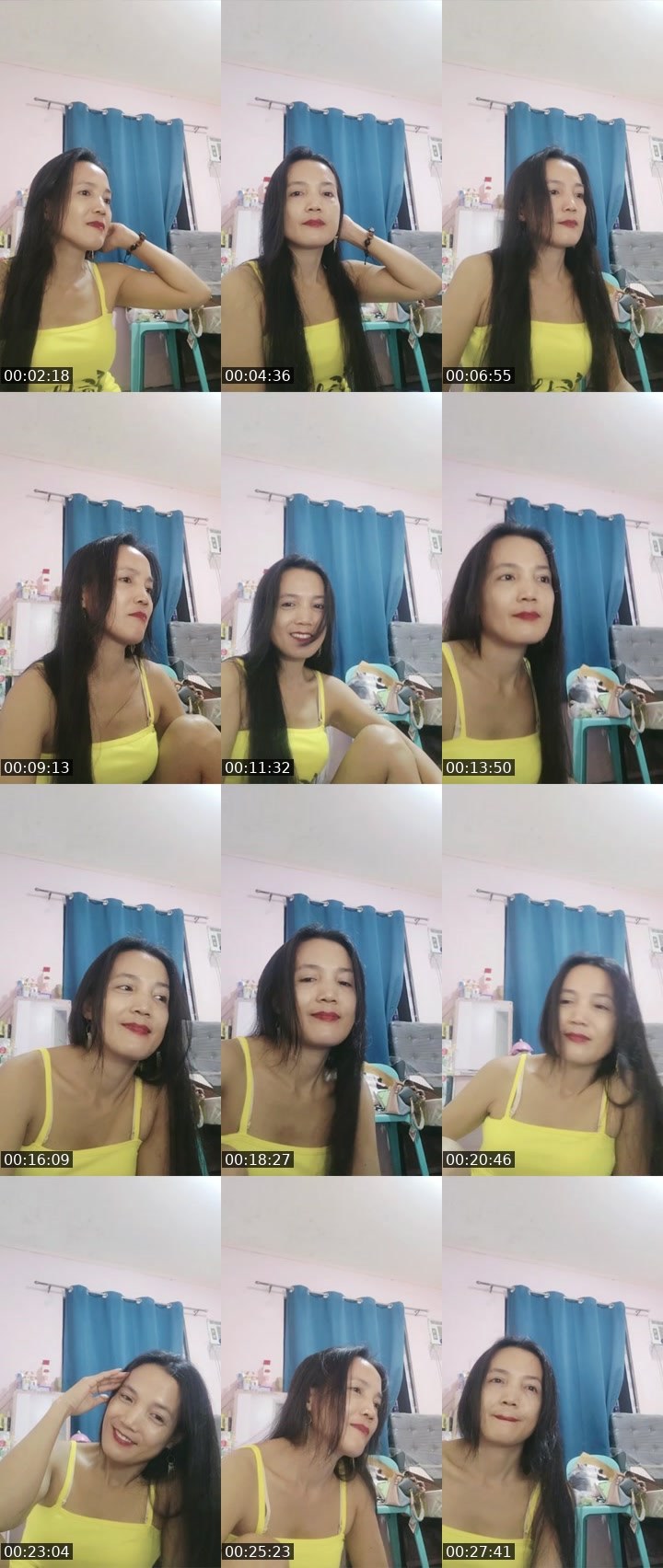 Contact-sheet preview of amira002's Liveme recording