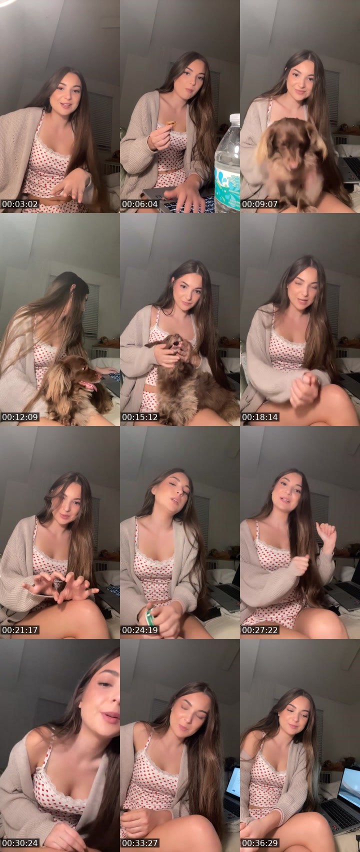 Contact-sheet preview of @mistybeegs's Liveme recording