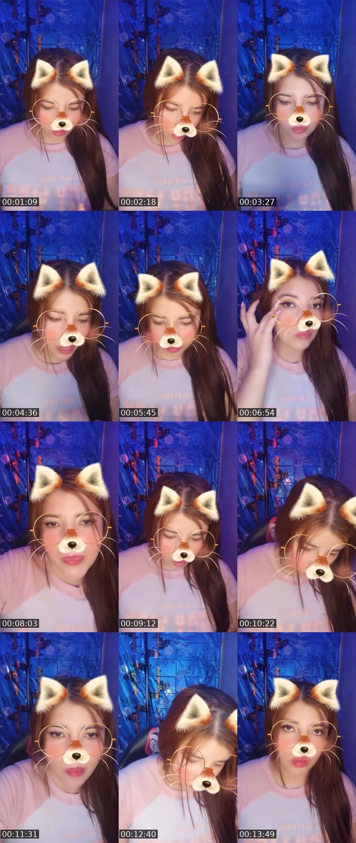 Contact-sheet preview of 🌐Ⓝⓐⓣⓐ's Liveme recording