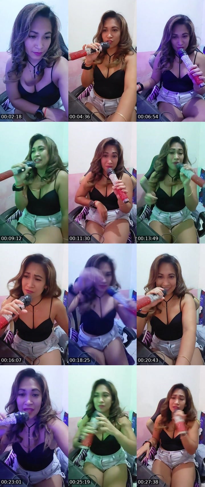 Contact-sheet preview of mªYőĥ🌐iZM's Liveme recording