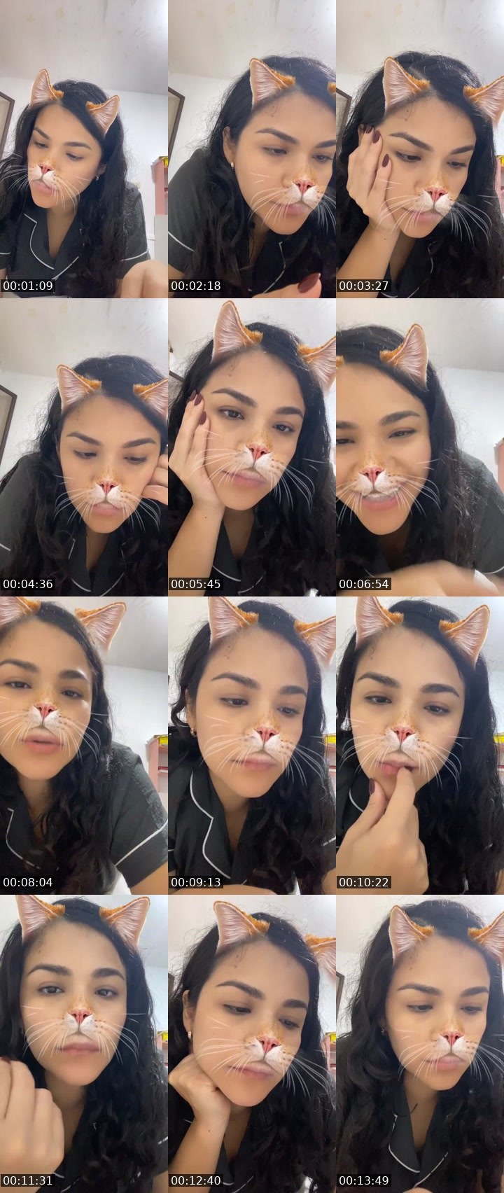 Contact-sheet preview of 🌐Paola🧸👻♥️'s Liveme recording