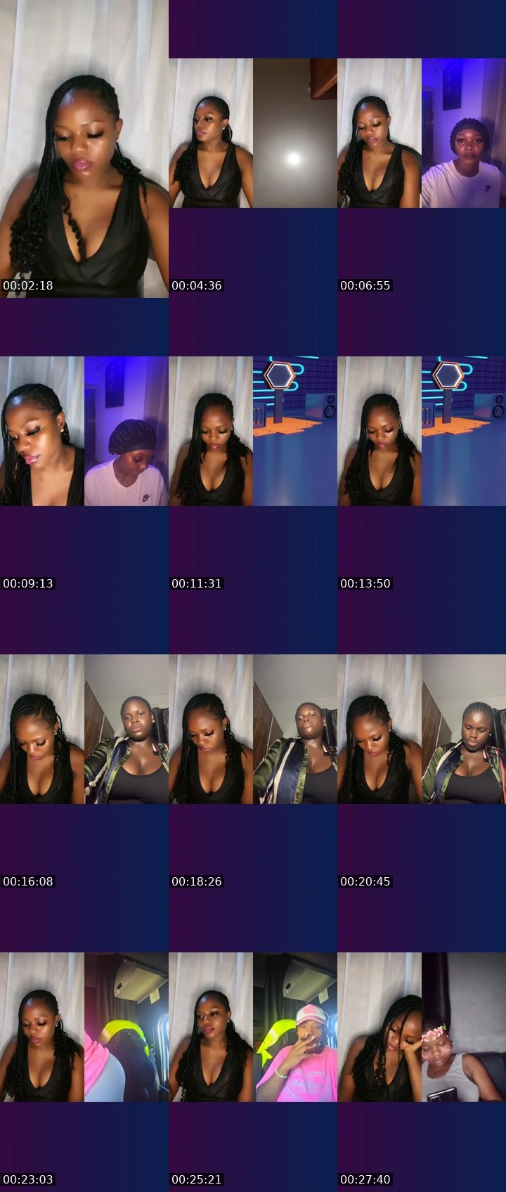 Contact-sheet preview of 🏛️Promz🍀🔆's Liveme recording