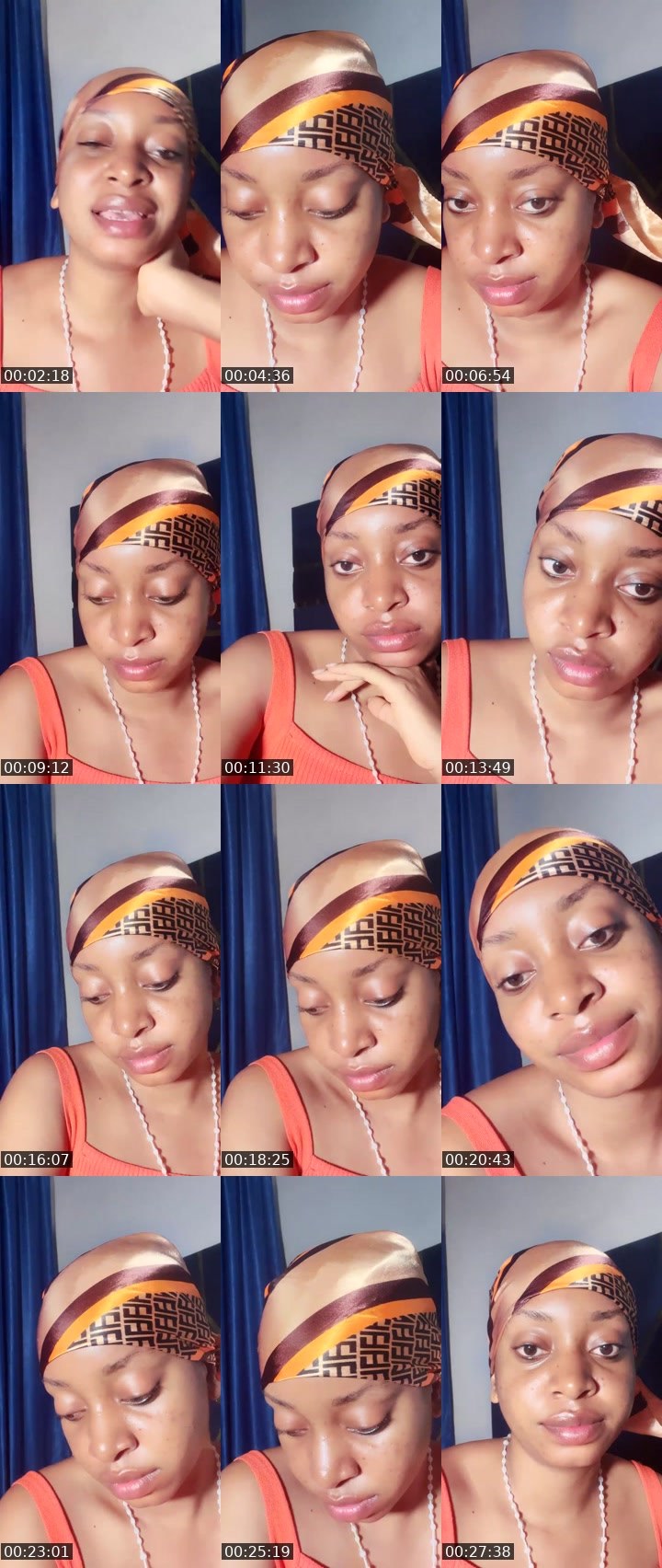Contact-sheet preview of MistyQueen's Liveme recording