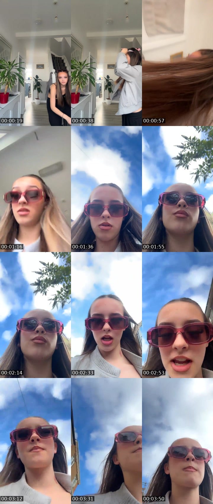 Contact-sheet preview of Gracie.xoxo's Liveme recording