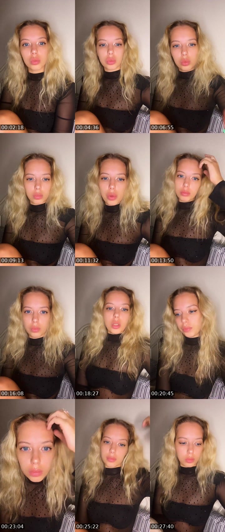 Contact-sheet preview of MaRy🐾🇺🇦's Liveme recording