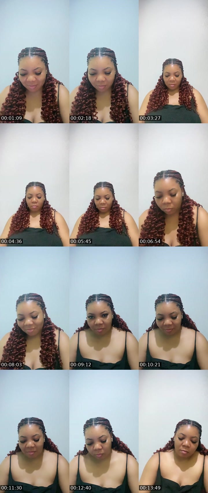 Contact-sheet preview of 🍭🅰️my Lilly🥛🎀✊🏾's Liveme recording