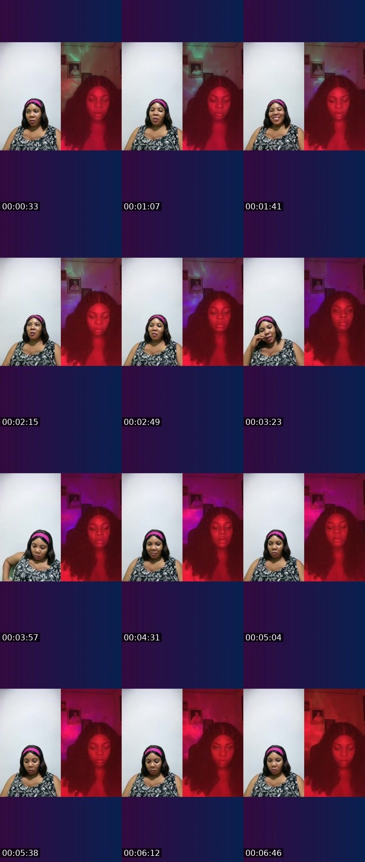 Contact-sheet preview of 🅰️my Lilly🍭🩷🌹's Liveme recording