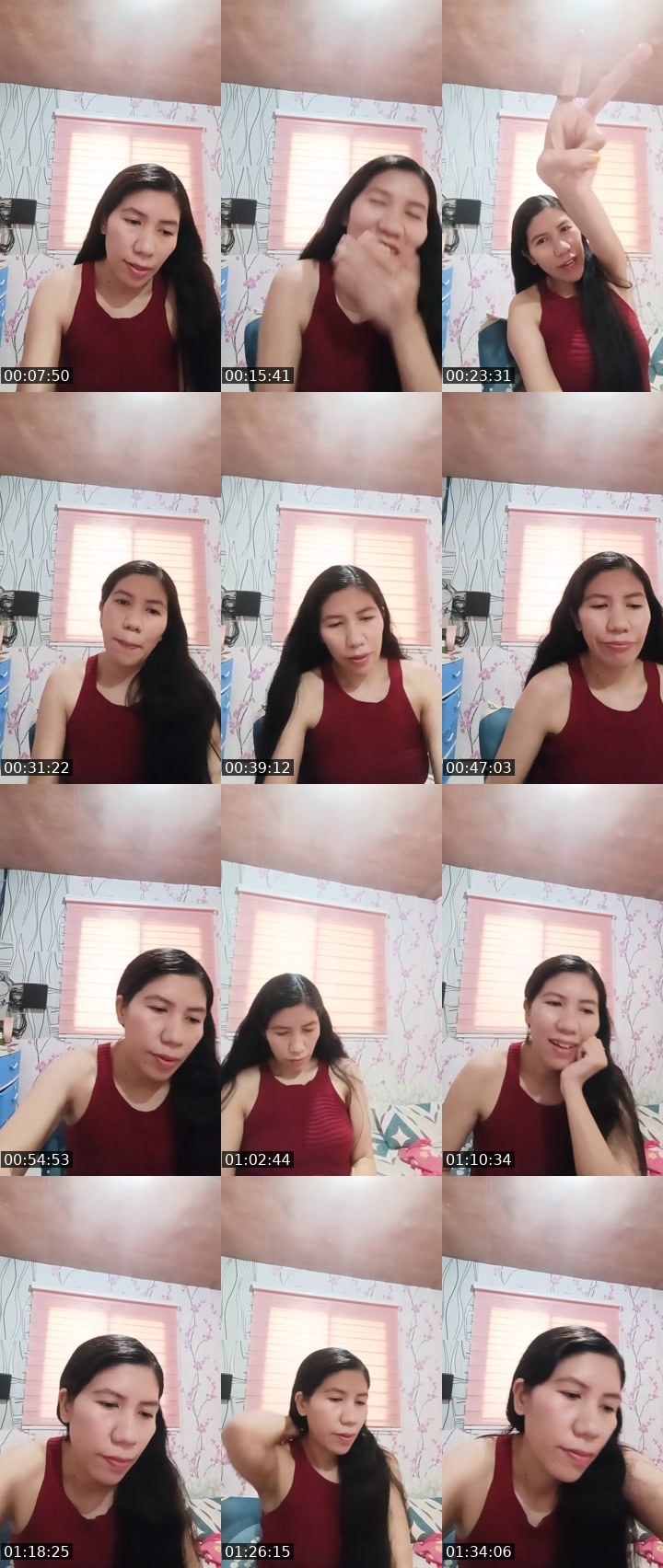 Contact-sheet preview of 👼🏻ᴬᴬLyn (NP)'s Liveme recording