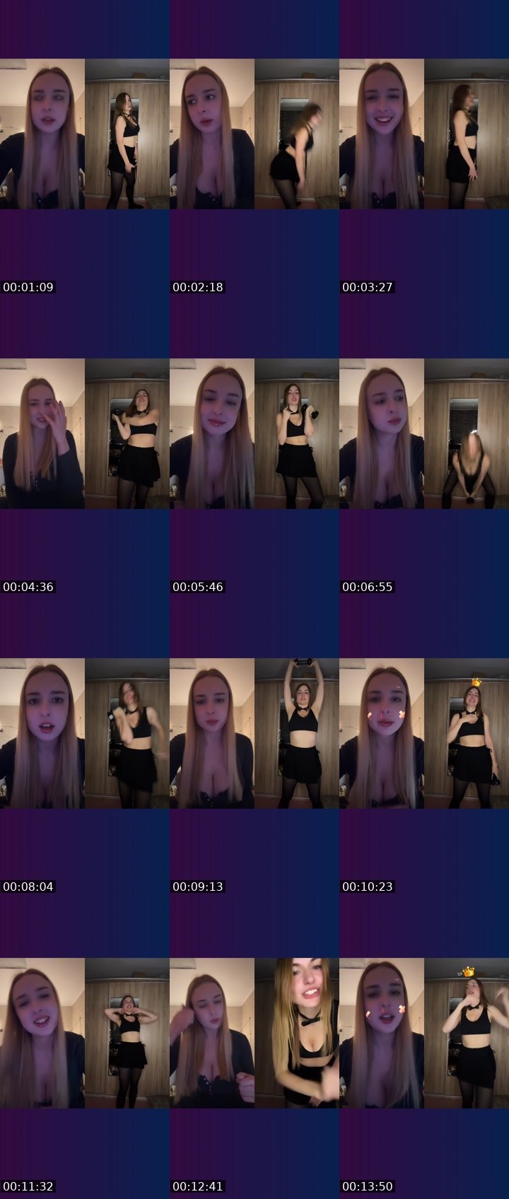 Contact-sheet preview of 🌿Lia Pixie🧝🏻‍♀️'s Liveme recording