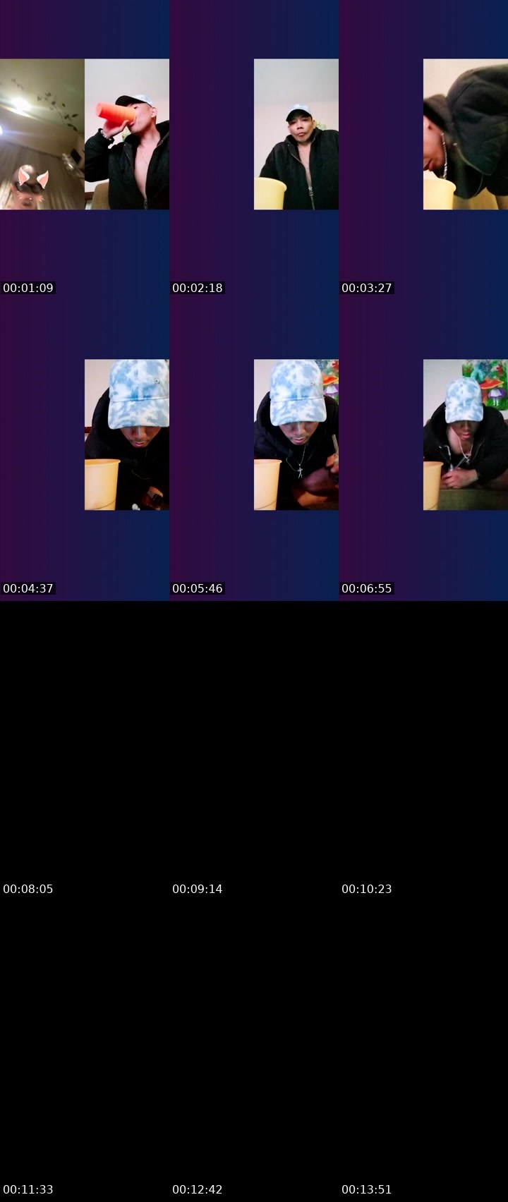 Contact-sheet preview of Eva Hozayka's Liveme recording