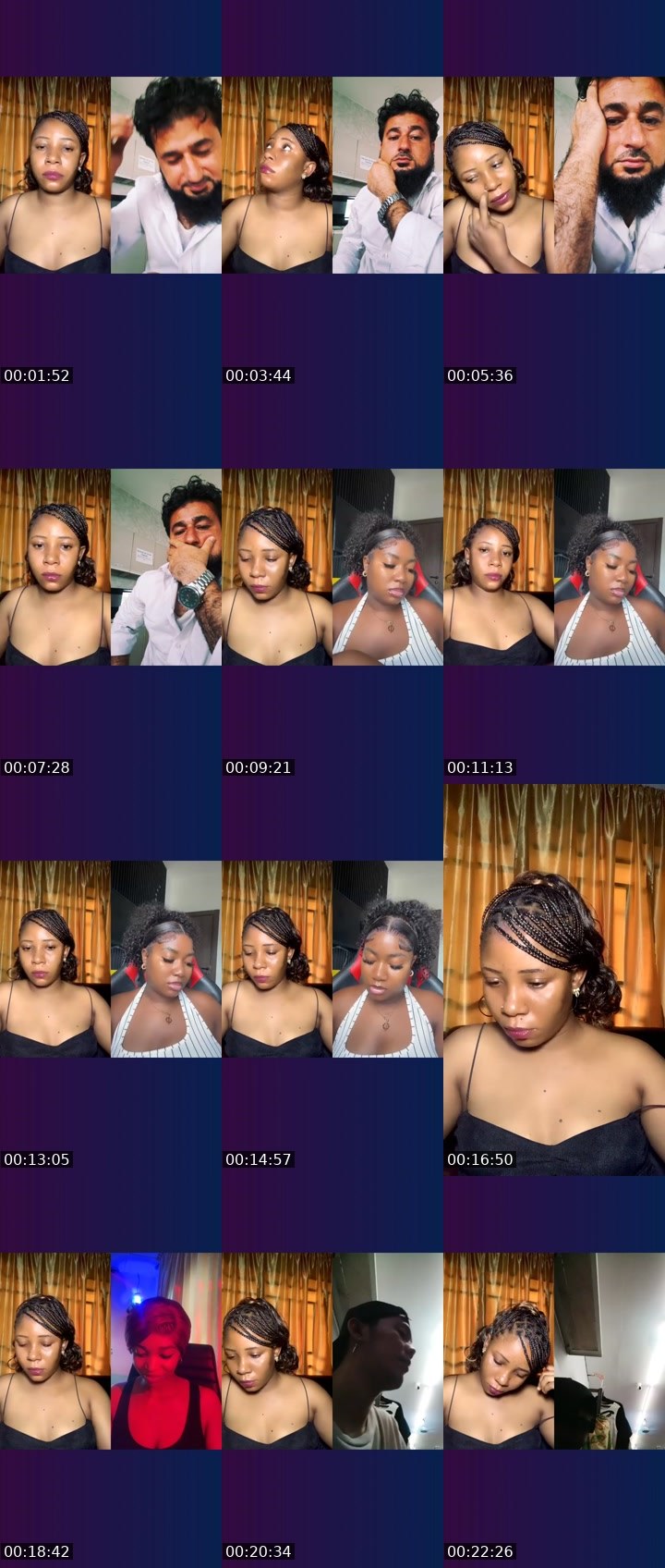 Contact-sheet preview of 💸 Chizzy's Liveme recording