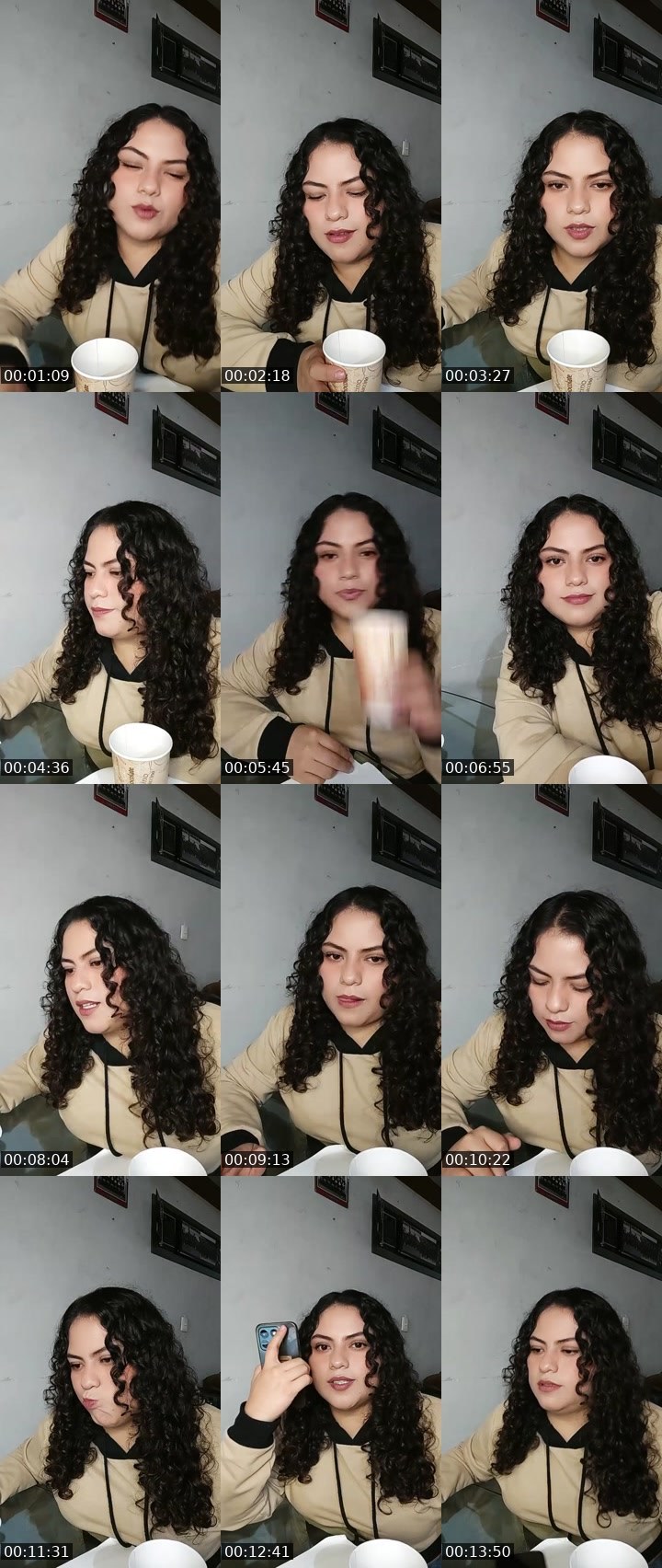 Contact-sheet preview of MICH ✨💕's Liveme recording
