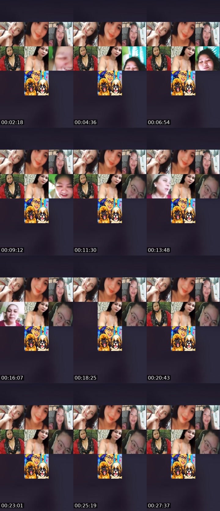 Contact-sheet preview of 😋👸Deshna🦋's Liveme recording