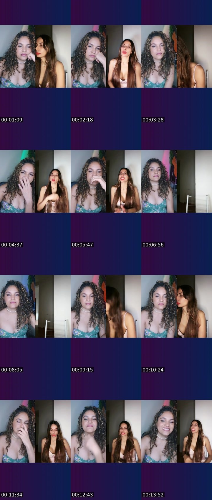 Contact-sheet preview of Aksa 🍹🍑's Liveme recording