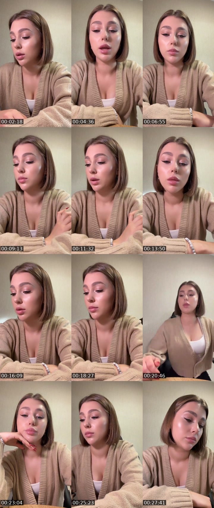 Contact-sheet preview of 🔥ALISHA🇺🇦🫦's Liveme recording