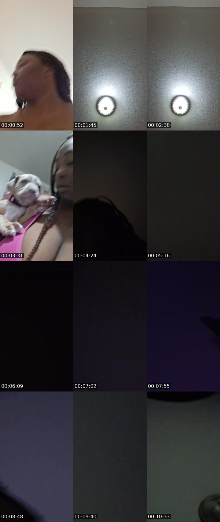 Contact-sheet preview of Flawda Goddess's Liveme recording