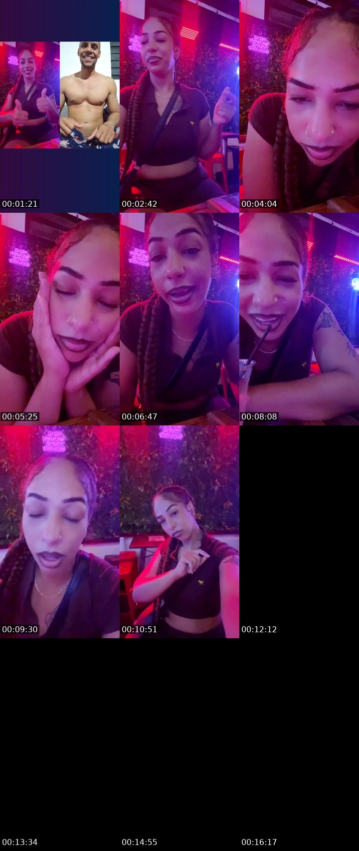 Contact-sheet preview of BIG-LEESH 💋's Liveme recording